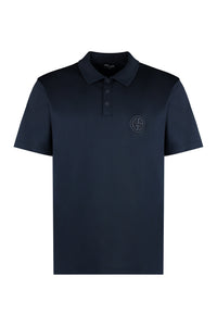 Short sleeve cotton polo shirt